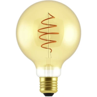 Afbeelding van Nordlux 2080182758 LED lamp Energielabel A (A++ E) E27 Bol 5 W Goud (Ø x l) 95 mm 140 Dimbaar 1 stuk(s)
