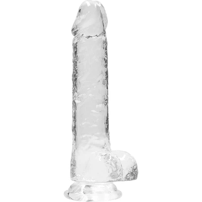 Afbeelding van 8&quot; / 20 cm Realistic Dildo With Balls Transparent