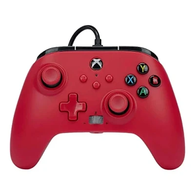 Afbeelding van PowerA geavanceerde bedrade controller voor Xbox series XS Artisanaal Rood