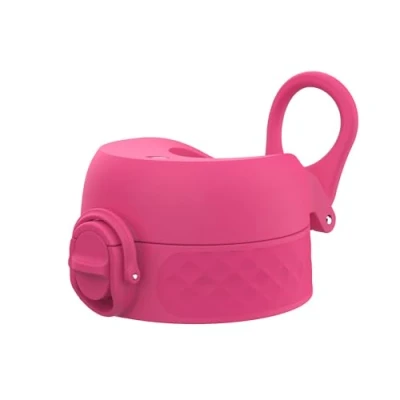 Afbeelding van ION8 OneTouch 2.0 lekvrij deksel voor drinkflessen 750 ml, 920 1000 1200 vervanging, groot, kunststof, roze