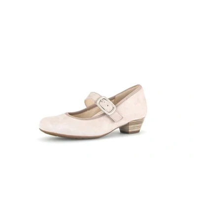 Afbeelding van Gabor Comfort Klassieke pumps, Dames, Maat: 38.5, Antikrosa puder Veloursleer