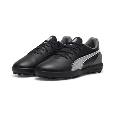 Afbeelding van KING MATCH TT voetbalschoenen, Zwart/Grijs/Wit, Maat 34 PUMA