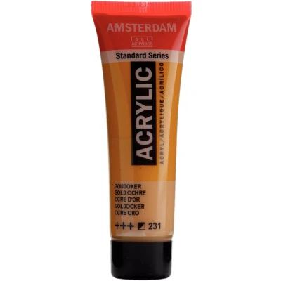 Afbeelding van Amsterdam acryl 231 goudoker 20 ml