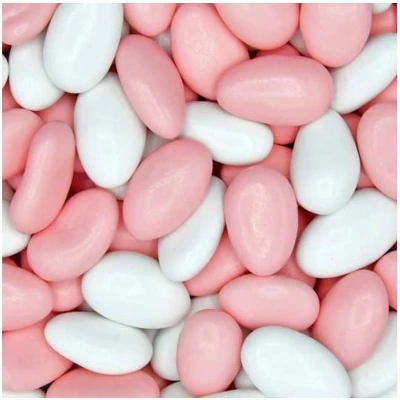 Afbeelding van Roze Witte Amandelbonen 900 Gram