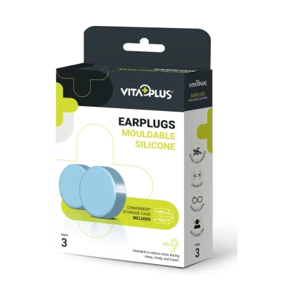 Afbeelding van Vitaplus Earplugs Mouldable Silicone 6ST