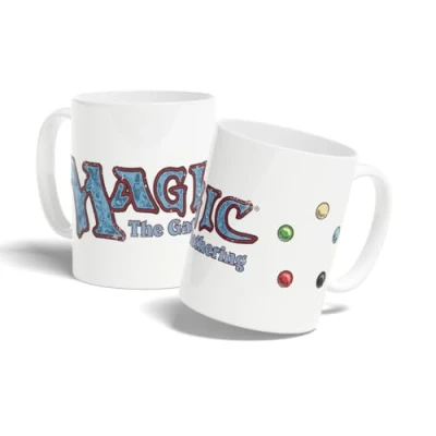Afbeelding van Konix Magic The Gathering mok, keramische 320 ml, vintage logo, wit