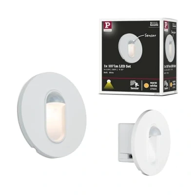 Afbeelding van Paulmann 92925 4000870929254 LED inbouwlamp met bewegingsmelder vast ingebouwd 2.7 W Wit (glanzend)