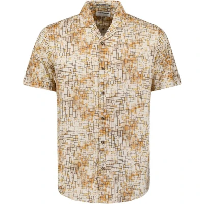 Afbeelding van No Excess Overhemd Allover Print Regular Fit Oranje L