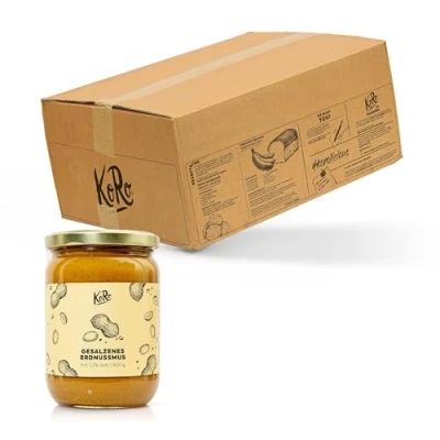 Afbeelding van KoRo Gezouten pindakaas 6 x 500 g