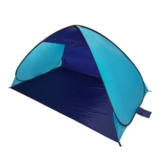 Afbeelding van Probeach strandshelter strandtent pop op 200 x 125 100 cm blauw lichtgewicht