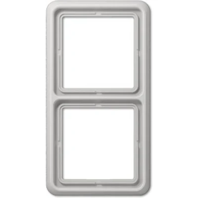 Afbeelding van JUNG AFDEKRAAM 2V LICHTGRIJS CD582LG