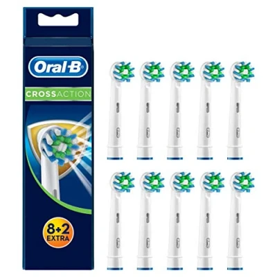 Afbeelding van Oral B Opzetborstels Cross Action 10 stuks