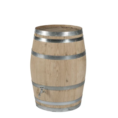 Afbeelding van Regenton 150 liter nieuw met vulgat in deksel en verchroomde kraan Vatenhandel Stijf