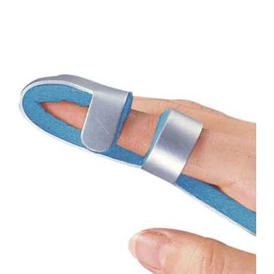 Afbeelding van Dunimed Vingerspalk Zachte Vingerbrace Mallet Vinger Corrector Ondersteuning Maat M
