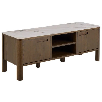 Afbeelding van Tv meubel Wilven Keramiek Cream Talvera 120cm Giga Living