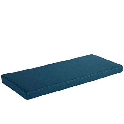 Afbeelding van AFEBOO 2/3 zits bankkussen voor binnen of buiten, antislip, zacht, wasbaar, terras, keuken, eetkamer (marineblauw, 110 x 35 5 cm)