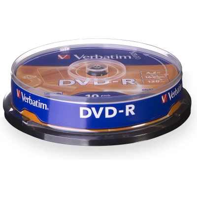 Afbeelding van DVD R Verbatim Matt Silver 16x 10 pcs (10 Stuks)