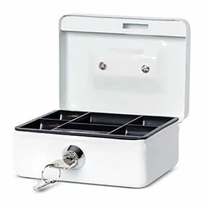 Image de Maul caisse à monnaie avec fente tirelire l125 x p95 h60 mm blanc 56030 02