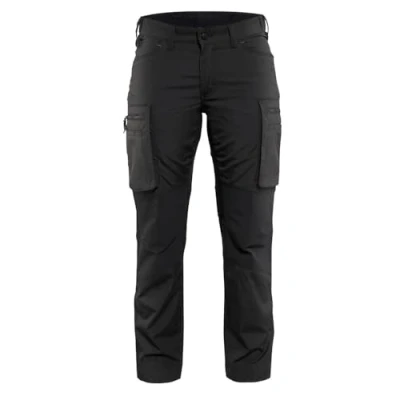 Afbeelding van Blaklader Dames Service werkbroek Stretch 7159 1845 Vrouwen Zwart 40