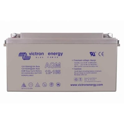 Afbeelding van Victron Energy Deep Cycle Loodaccu 12 V 165 Ah Loodvlies (AGM) (b x h d) 172 485 240 mm Cyclusbestendig