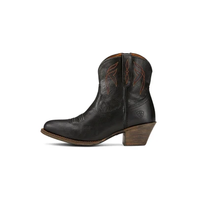 Afbeelding van DARLIN dames western enkellaars zwart