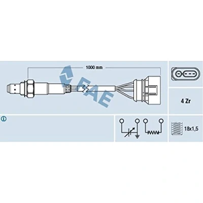 Afbeelding van Fae Lambda sonde 77137