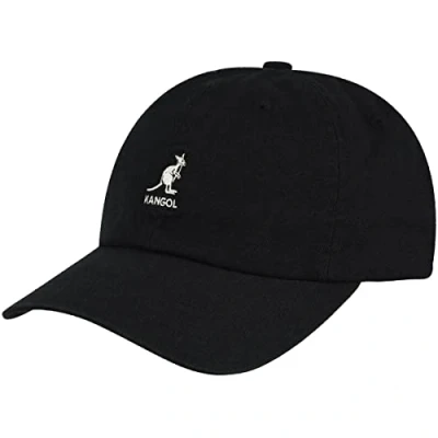 Afbeelding van Kangol Washed Baseball Pet, Maat: One Size, Black