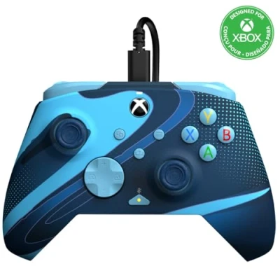 Afbeelding van PDP Controller Gaming Rematch Blue Tide Glow In The Dark Xbox Series X