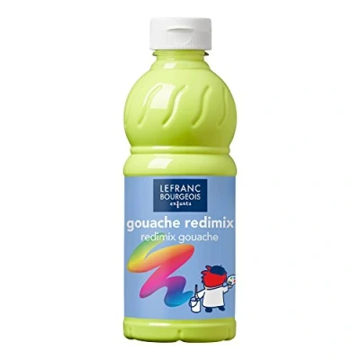 Afbeelding van L&amp;B Plakkaatverf Redimix Fluorescent Yellow 500ml