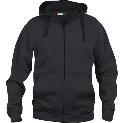 Afbeelding van Clique Basic Hoody Full Zip 021034 Zwart M