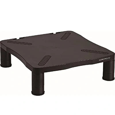 Afbeelding van ACROPAQ Monitor Standaard Ergonomisch, Verstelbaar, 3 Hoogtes Verhoger Zwart AR300