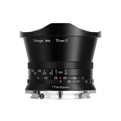 Afbeelding van TT Artisan Cameralens 7,5 mm F2.0 APS C voor M43 vatting