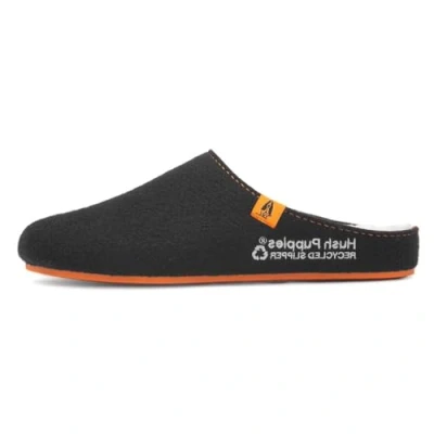 Afbeelding van Hush Puppies Ryder herenpantoffels, zwart.