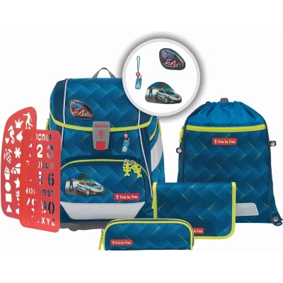 Afbeelding van Step by 2in1 Plus schooltas set 6st.