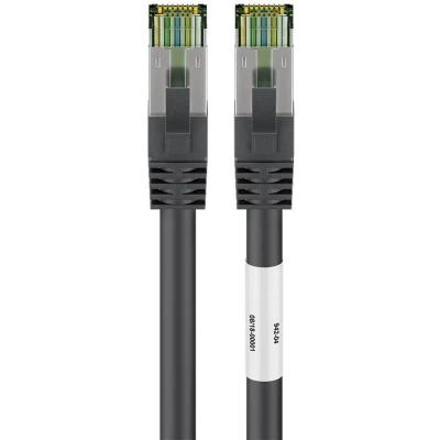 Afbeelding van Netwerkkabel Cat8 S/FTP 20 meter (100% koper, LSZH, Zwart)