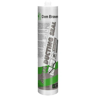 Afbeelding van Zwaluw Den Braven 12001748 Acryl Ducting Seal Afdichtingskit Zilvergrijs 310ml