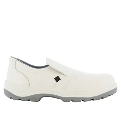 Image de SAFETY JOGGER S2 Chaussures de Sécurité Hommes avec Embout en Acier 39 EU X0500 Chaussure Travail Antidérapante Femmes, Sabot Cuir, Antibactérien, Résistant à l’Eau, Blanc