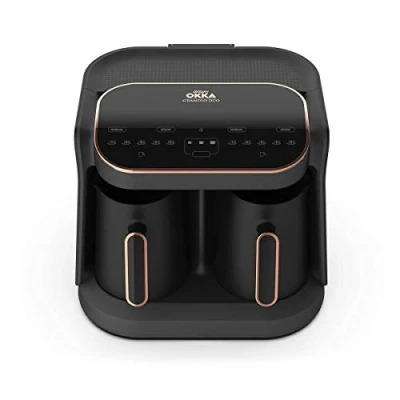 Afbeelding van arzum Okka Grandio Duo Mokka koffieautomaat Zwart, Brons Capaciteit koppen: 10 Display