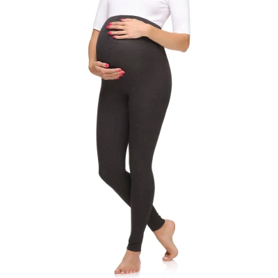 Afbeelding van Merry Style MS MS10 297 LE 2Pack Dames Zwangerschapsleggings Leggings Sport Vrijetijdsbroek Lang Viscose Sporbroek Yogabroek Donker Gemêleerd S