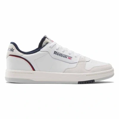 Afbeelding van Reebok Classic Phase Court Unisex Sneakers laag white/offwhite/dark blue, Maat: 45, White/off white/dark blue Leer