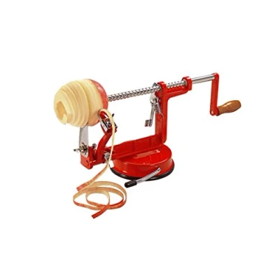 Afbeelding van La Bonne Graine Appelschiller Met Zuignap Metaal Rood Bg