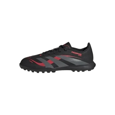 Afbeelding van adidas Performance Predator League Voetbalschoenen voor kunstgras core black grey four lucid red kinderen, Maat: 33 Kunststof
