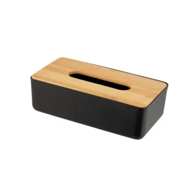 Afbeelding van Wenko Rotello box voor tissues zwart