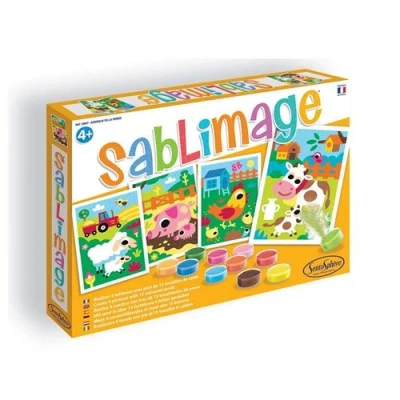 Image de Kit créatif Sablimage Animaux de la ferme SentoSphère