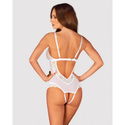 Afbeelding van Obsessive Heavenlly crotchless teddy XS/S