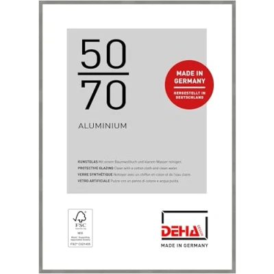 Afbeelding van DEHA Design Fotolijst Tribeca, 50 x 70 cm, Mat grijs structuur