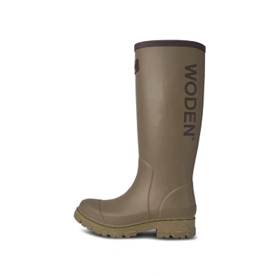 Afbeelding van Woden Regenlaarzen, Dames, Maat: 36, Dark olive Gevulkaniseerd rubber