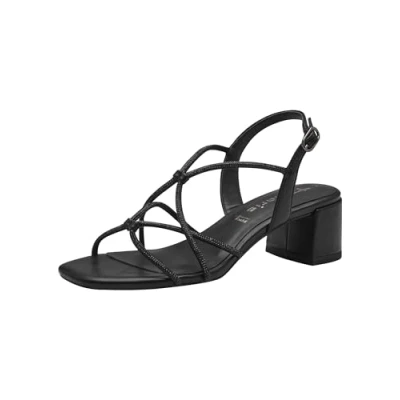Afbeelding van Tamaris sandaal dames 1 28236 42 001 damesschoenen M2823642 zwart