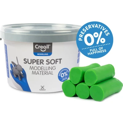 Afbeelding van Creall Supersoft klei Groen, 1750gr.