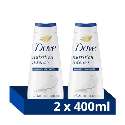 Afbeelding van DOVE Advanced Care Nutrition Intensieve douchecrème Huidvriendelijk Dermatologisch getest Zacht huidgevoel gedurende 24 uur (2 x 400 ml)